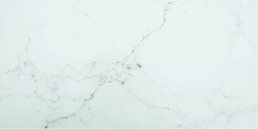 VidaXL Επιφάνεια Τραπεζιού Λευκή 100x50εκ 6χιλ Ψημ. Γυαλί Μαρμ. Σχέδιο