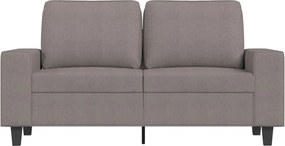 vidaXL Καναπές Διθέσιος Taupe 120 εκ. Υφασμάτινος