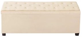 VEVOR Storage Ottoman Bench, Button-Tufted End of Bed Bench with Side Bags, Flip-up Upholstered Storage Chest with Metal Frame, Linen Bed Ottoman for Living Room, Bedroom, Entryway, Office, Beige