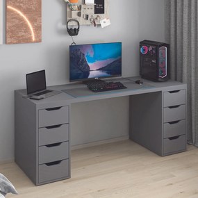 Γραφείο Ανθρακί BABAL 180x60x75