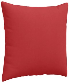 vidaXL Μαξιλάρι Καναπέ 2 pcs Κόκκινο 80 x 80 cm ύφασμα