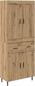 vidaXL Highboard 2 τμχ. Artisan Oak 69,5 x 34 x 180 εκ.