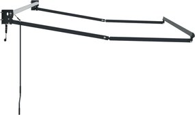 vidaXL Ηλεκτρικό Ανακλινόμενο Κάθισμα Ανθρακί 2,5 x 2 m Αλουμίνιο