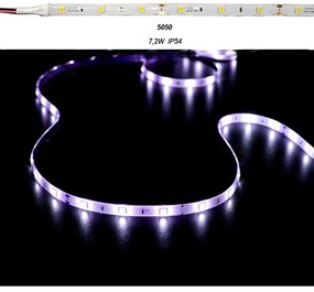 Adeleq Ταινία Led 5 Μέτρα 12Vdc 7.2W Και 30Led Ανά Μέτρο Ip54 Rgb 30-3412211