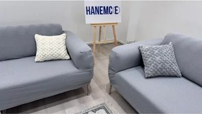 Stewehome Σετ καλύμματα καναπέ από πολυεστέρα και βαμβάκι με ριγέ σχέδιο 180x230 cm