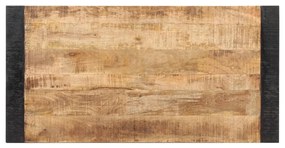 vidaXL Τραπεζαρία 120 x 60 x 76 εκ. από Μασίφ Ακατέργαστο Ξύλο Μάνγκο