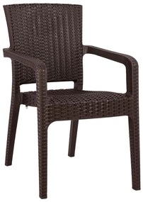 Καρέκλα Κήπου ArteLibre Καφέ Rattan 58x55x87cm-14720002