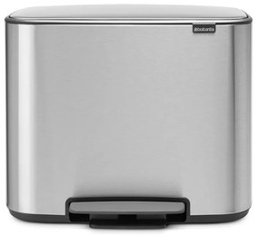 Brabantia 1000237 Κάδος Απορριμμάτων Bo Pedal 36L, Matt Steel Fingerprint Proof