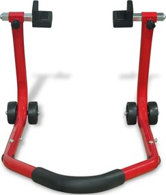 vidaXL Paddock Stand Πίσω Τροχού Μοτοσυκλέτας Κόκκινο