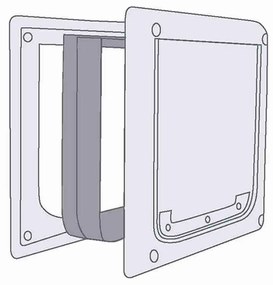 Πορτάκι Trixie Λευκό Πλαστική ύλη