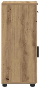 vidaXL Ντουλάπι Μπάνιου με συρτάρι artisan δρυς 30 x 35 x 80 εκ