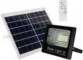 Ηλιακός Προβολέας Ισχύος 40W με Τηλεχειριστήριο και Ψυχρό Λευκό Φως σε Μαύρο χρώμα FB-8840