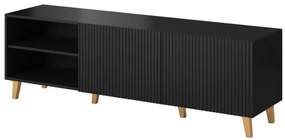 PAFOS TV stand 150 2D2K black/black DIOMMI CAMA-PAFOS-RTV-150-CZ/CZ