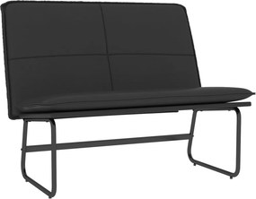 vidaXL Πάγκος Μαύρος 100 x 75 x 76 εκ. από Συνθετικό Δέρμα