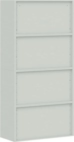 vidaXL Αρχειοθήκη Αν. Γκρι 90 x 40 x 180 εκ. Ατσάλινη