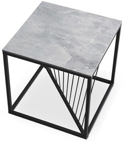 INFINITY 2 KWADRAT, coffee table, grey marble DIOMMI V-CH-INFINITY_2_KWADRAT-LAW