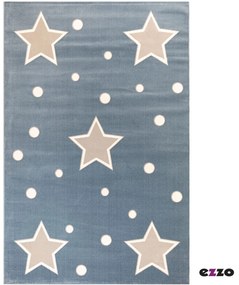 Παιδικό χαλί Ezzo Vagio Stars A161ACD Blue - 160x230