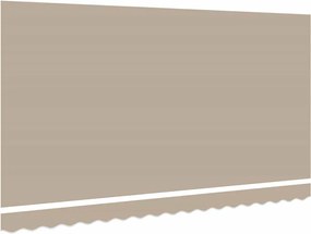 vidaXL Ύφασμα αντικατάστασης τέντας Μπεζ 380 x 195 εκ. Πολυεστέρας