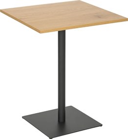 Τραπέζι Nerobian pakoworld mdf σε sonoma απόχρωση 60x60x75εκ