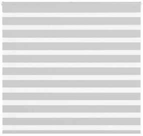 vidaXL Ζέβρα τυφλή Ανοιχτό Γκρι Πλάτος υφάσματος 150,9 εκ. Πολυεστέρας