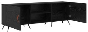vidaXL Ντουλάπι TV Μαύρη δρυς 150 x 30 x 50 cm Επεξεργασμένο ξύλο