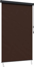 vidaXL Ρόλερ Καφέ 80 x 250 cm Ύφασμα και Αλουμίνιο