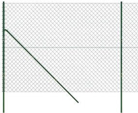 vidaXL Συρματόπλεγμα Περίφραξης Πράσινο 1,6 x 25 μ.