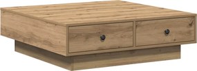 vidaXL Τραπεζάκι σαλονιού Artisan Oak 90 x 90 x 28 cm