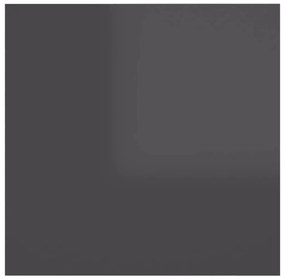 Κομοδίνα 2 τεμ. Γυαλιστερό Γκρι 30,5x30x30 εκ. από Μοριοσανίδα - Γκρι