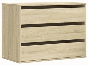 vidaXL Συρταριέρα Sonoma Δρυς 80x41x58 εκ. από Επεξεργ. Ξύλο