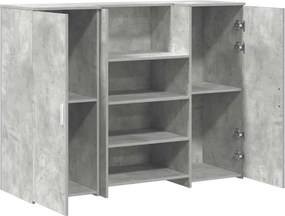 vidaXL Γραφείο υποδοχής 135x50x103,5 εκ. Επεξεργασμένο Ξύλο