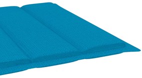 vidaXL Ξαπλώστρα Κήπου από Μασίφ Ξύλο Ακακίας με Μαξιλάρι