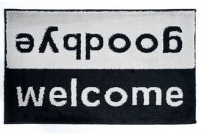 Πατάκι Εισόδου Fashion Welcome 40X67cm Black-Grey Sdim 40X67