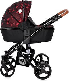 BABY STROLLER RIMINI + MAMA BAG RUBY RED &amp; BLACK