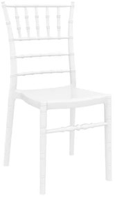 Καρέκλα Ακρυλική 4τμχ Chiavari Glossy White 45X51X91εκ.
