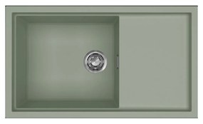 Νεροχύτης κουζίνας SINTESI 410 Sage Green 82 ELLECI 86x50cm - LKS41082