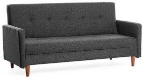 Καναπές - Κρεβάτι Τριθέσιος Hiko 859FTN2813 200x75x83cm Dark Grey