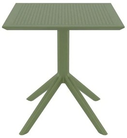 Τραπέζι Sky 20.0253 70X70X74cm Olive Green Siesta