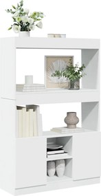 vidaXL Ντουλάπι Λευκό 92x33x140 εκ. από Επεξεργασμένο Ξύλο