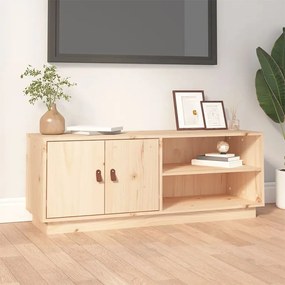 vidaXL Έπιπλο Τηλεόρασης 105 x 34 x 40 εκ. από Μασίφ Ξύλο Πεύκου