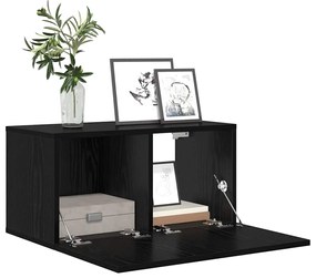 vidaXL Ντουλάπι TV 2 pcs Μαύρο 60 x 30 x 30 cm Επεξεργασμένο ξύλο