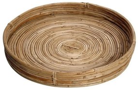 Δίσκος Στρόγγυλος L Kag145 45Χ45Χ6cm Brown Espiel Ξύλο