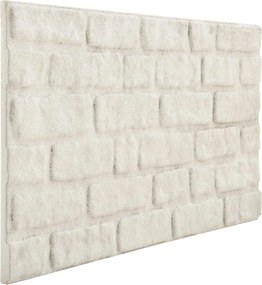 vidaXL Πάνελ τοίχου 10 pcs Λευκό 100 x 50 cm Αφρός EPS