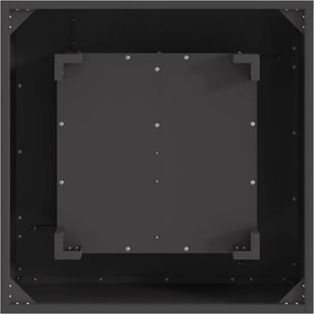 vidaXL Φωτιά Μαύρο 60 x 60 x 30 cm Ατσάλι