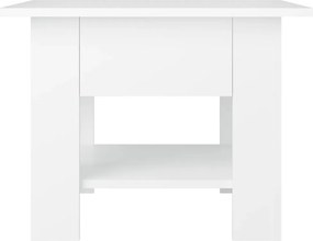 vidaXL Τραπεζάκι Σαλονιού Λευκό 55x55x42 εκ. Επεξεργ. Ξύλο