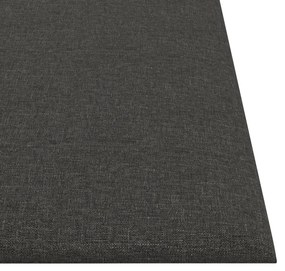 vidaXL Πάνελ Τοίχου 12 τεμ. Σκ. Γκρι 30 x 30 εκ. 1,08 μ² Υφασμάτινα