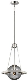 Κρεμαστό Φωτιστικό Οροφής 1xE14 Νίκελ Harper QN-HARPER-1P Quintiesse Elstead Lighting-QN-HARPER-1P-Νίκελ Ματ QN-HARPER-1P