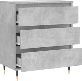 vidaXL Ντουλάπι Γκρι Σκυροδέματος 60x35x70 εκ. Επεξεργασμένο Ξύλο