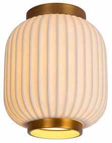 Φωτιστικό Οροφής Lucide 13135-01-31 GOSSE Λευκό (White)|Χρυσό Χρώμα (Gold Coloured)