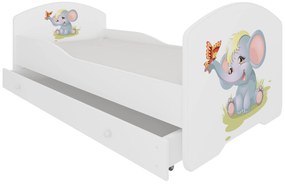 Παιδικό κρεβάτι Belossi-140 x 70-Χωρίς προστατευτικό-Leuko-Gkri